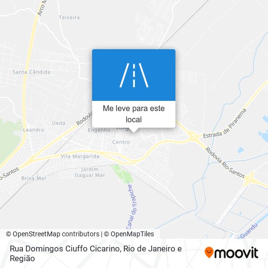 Rua Domingos Ciuffo Cicarino mapa