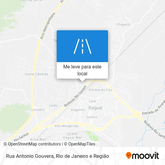 Rua Antonio Gouvera mapa