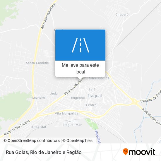 Rua Goias mapa