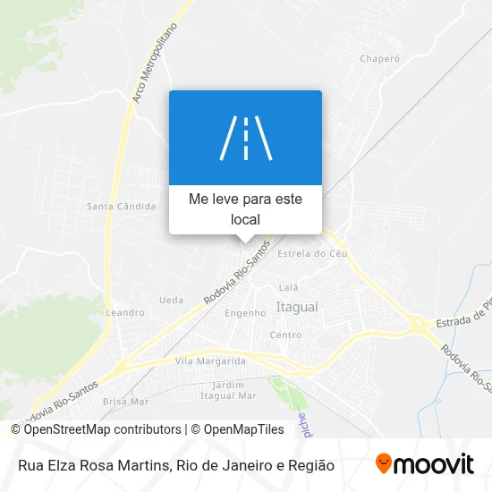 Rua Elza Rosa Martins mapa