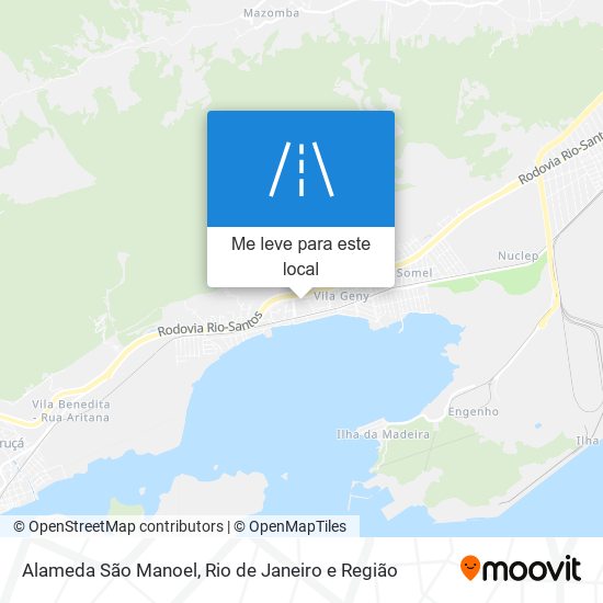 Alameda São Manoel mapa