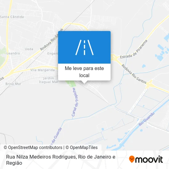 Rua Nilza Medeiros Rodrigues mapa