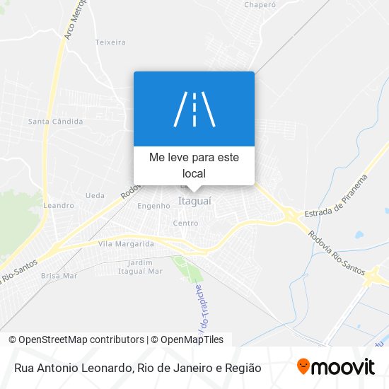 Rua Antonio Leonardo mapa