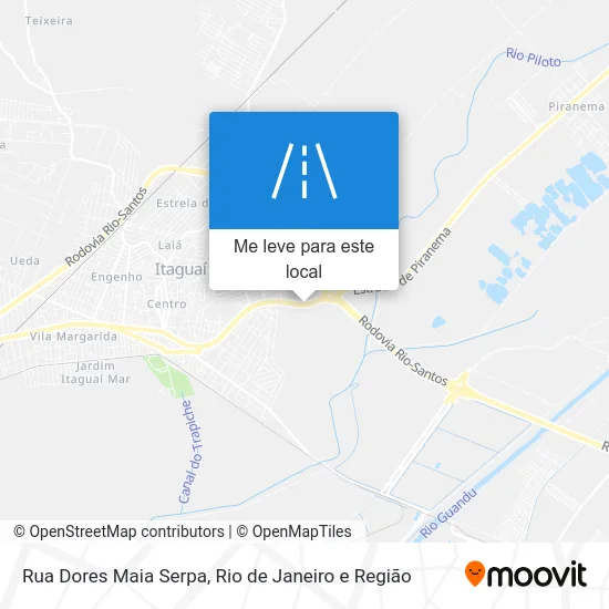 Rua Dores Maia Serpa mapa