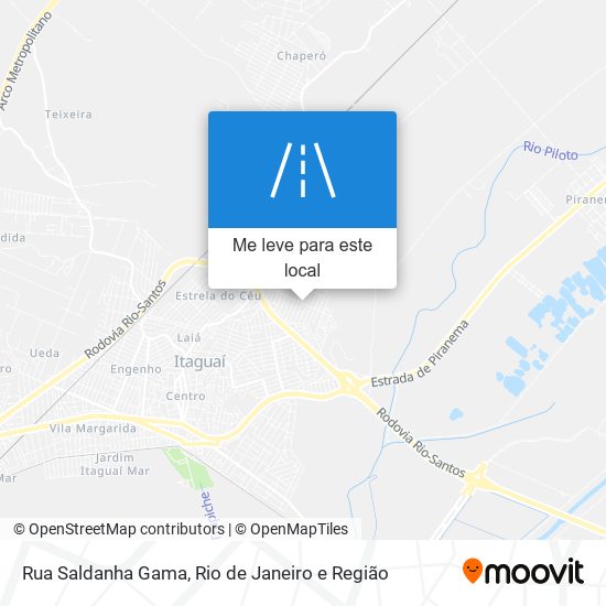 Rua Saldanha Gama mapa