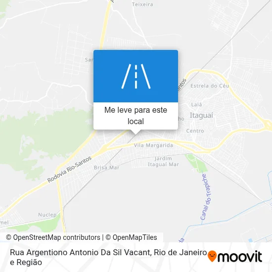 Rua Argentiono Antonio Da Sil Vacant mapa