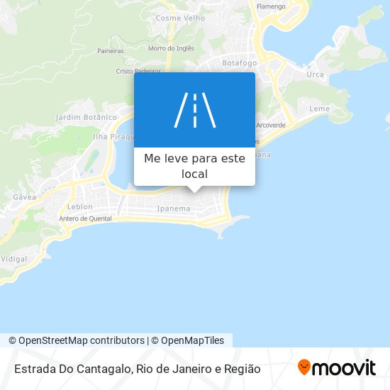 Estrada Do Cantagalo mapa