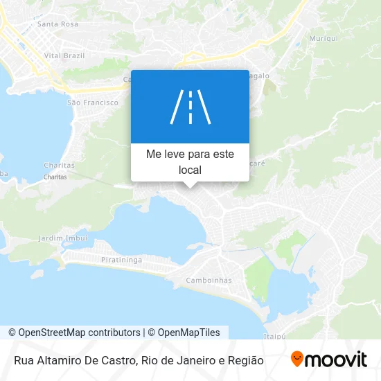 Rua Altamiro De Castro mapa