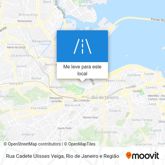 Rua Cadete Ulisses Veiga mapa