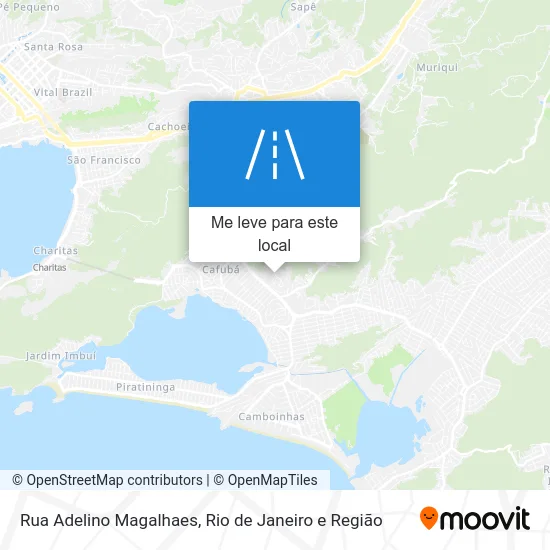 Rua Adelino Magalhaes mapa