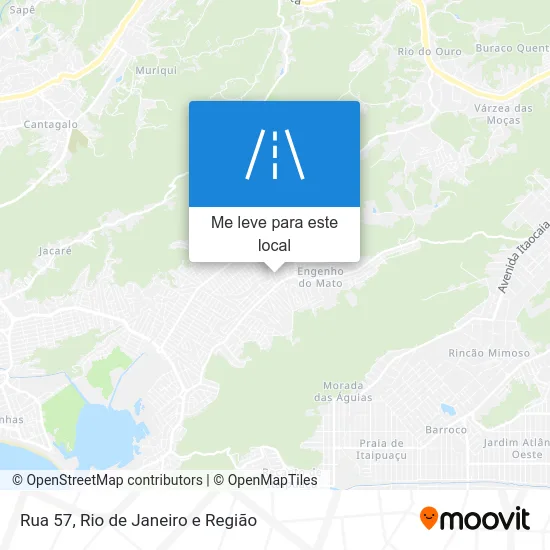 Rua 57 mapa