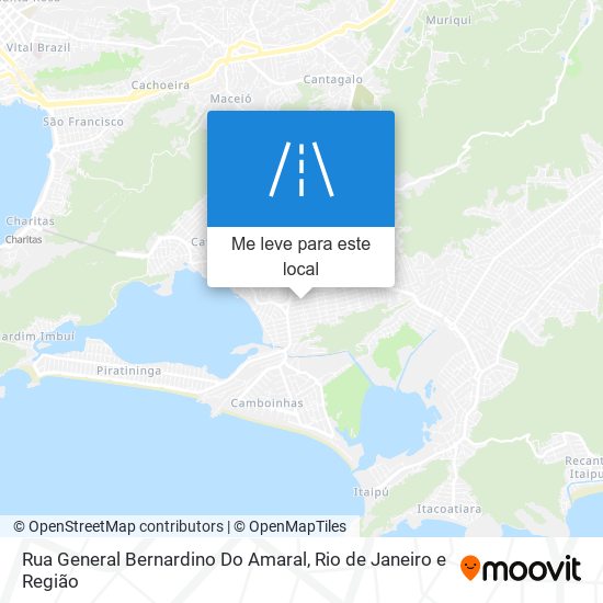 Rua General Bernardino Do Amaral mapa