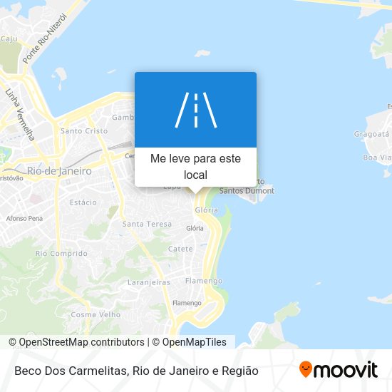Beco Dos Carmelitas mapa