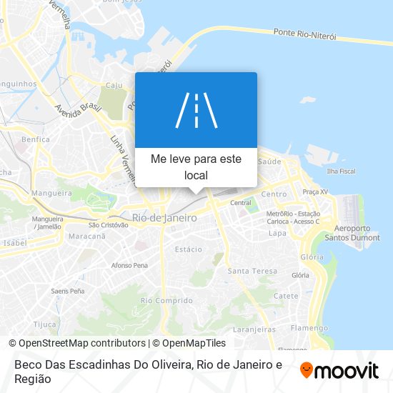 Beco Das Escadinhas Do Oliveira mapa
