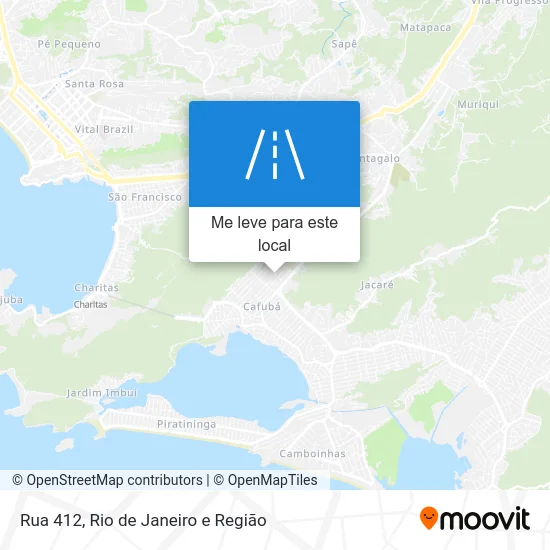 Rua 412 mapa