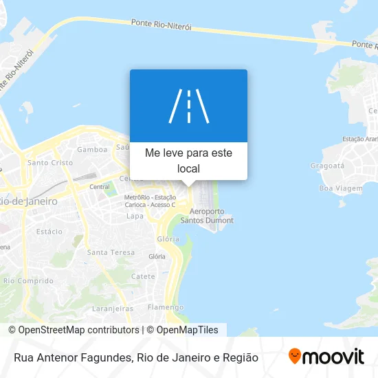 Rua Antenor Fagundes mapa