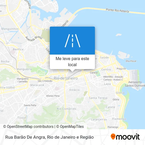Rua Barão De Angra mapa