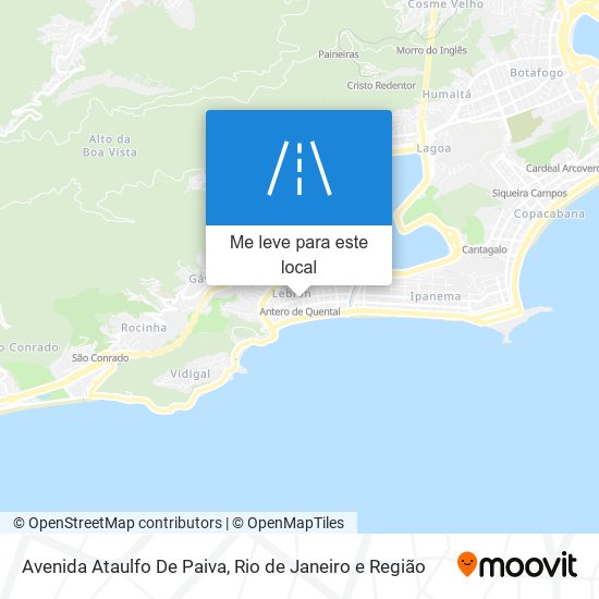 Avenida Ataulfo De Paiva mapa