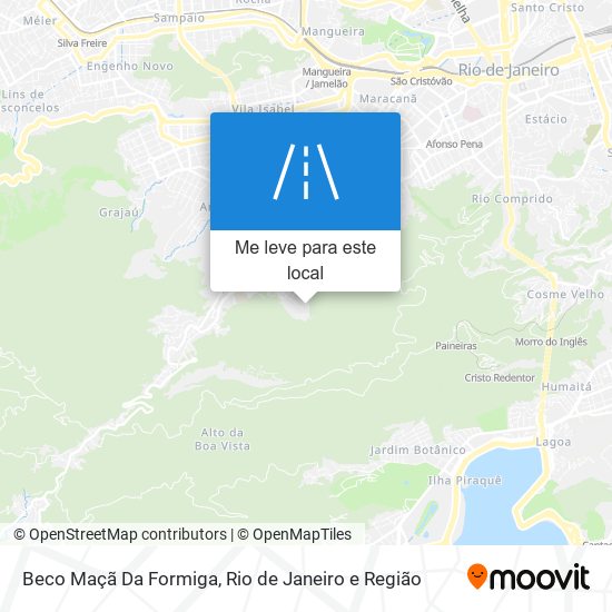 Beco Maçã Da Formiga mapa