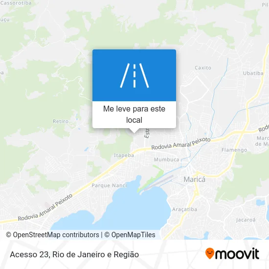 Acesso 23 mapa