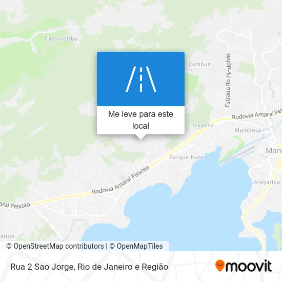 Rua 2 Sao Jorge mapa