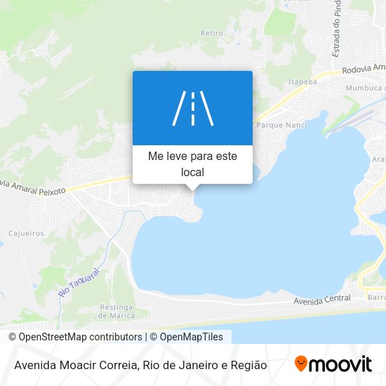Avenida Moacir Correia mapa