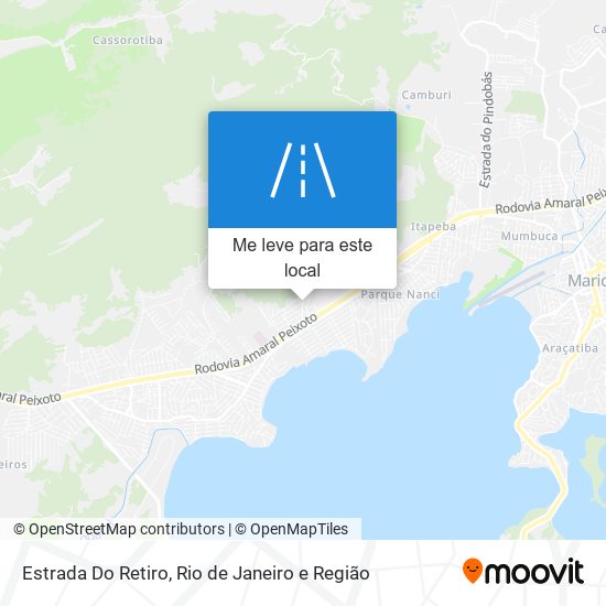 Estrada Do Retiro mapa