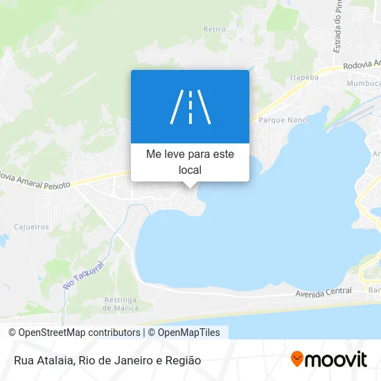 Rua Atalaia mapa