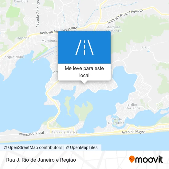 Rua J mapa