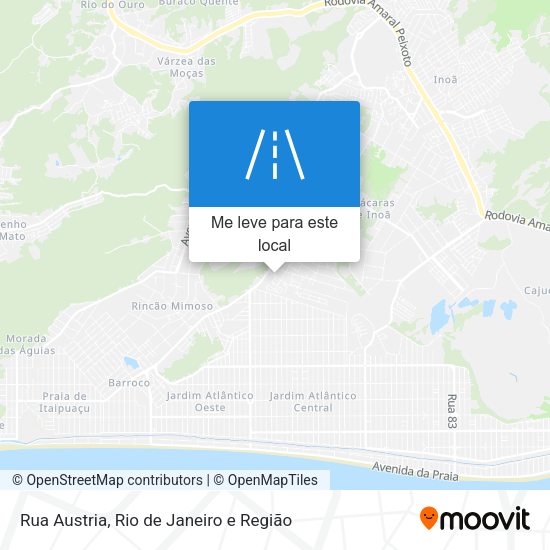 Rua Austria mapa