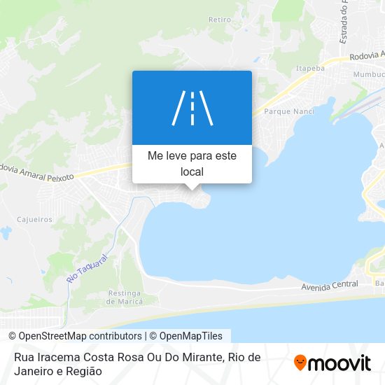 Rua Iracema Costa Rosa Ou Do Mirante mapa