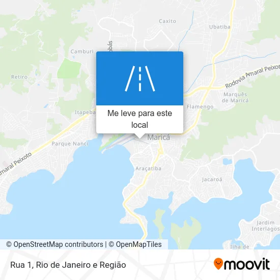 Rua 1 mapa