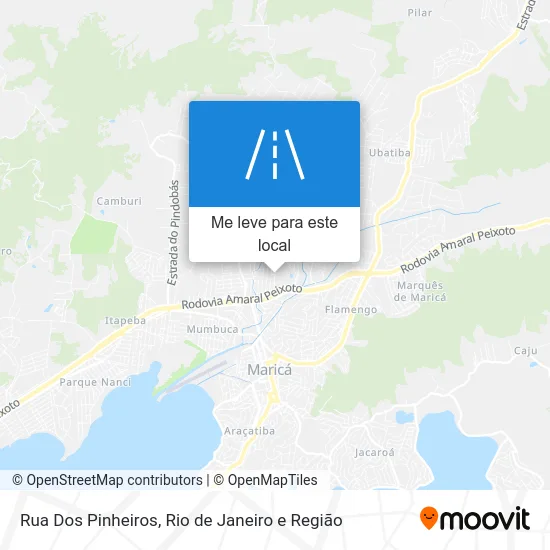 Rua Dos Pinheiros mapa
