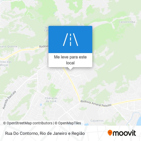 Rua Do Contorno mapa