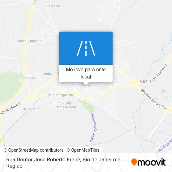 Rua Doutor Jose Roberto Freire mapa