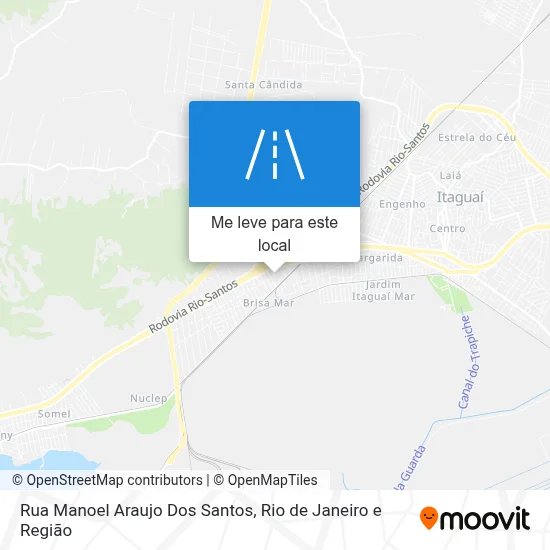 Rua Manoel Araujo Dos Santos mapa