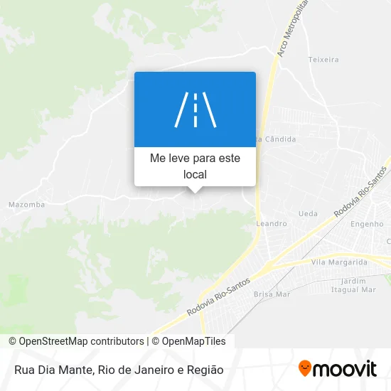 Rua Dia Mante mapa