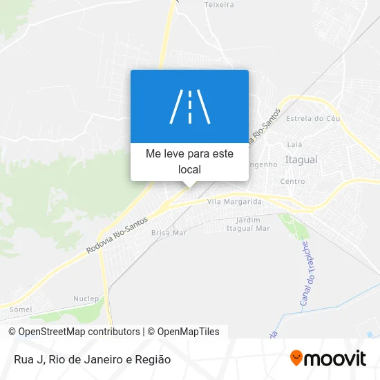 Rua J mapa