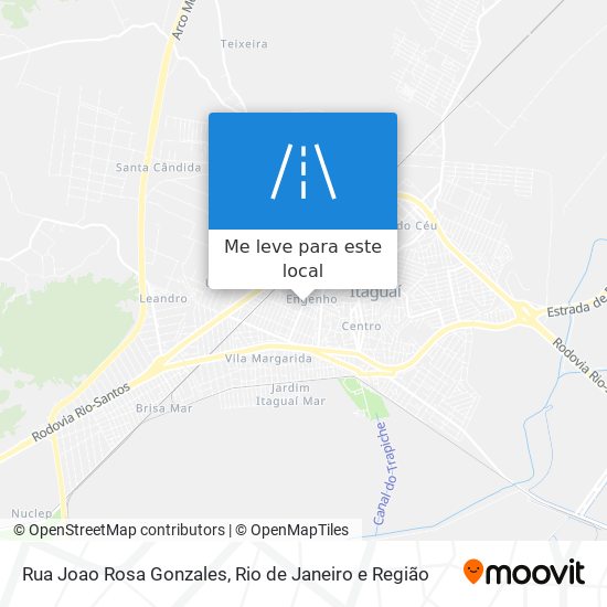 Rua Joao Rosa Gonzales mapa