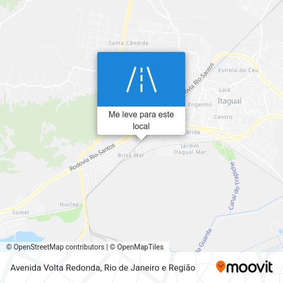 Avenida Volta Redonda mapa