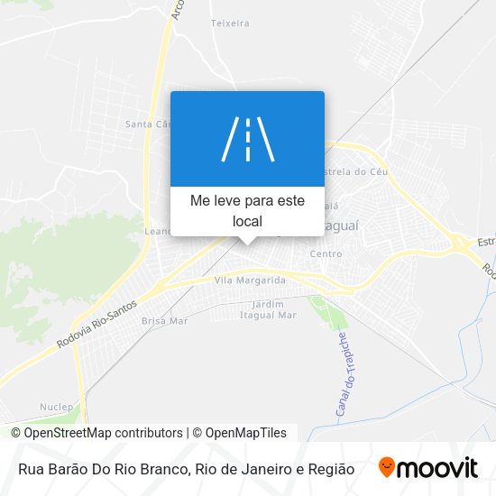 Rua Barão Do Rio Branco mapa