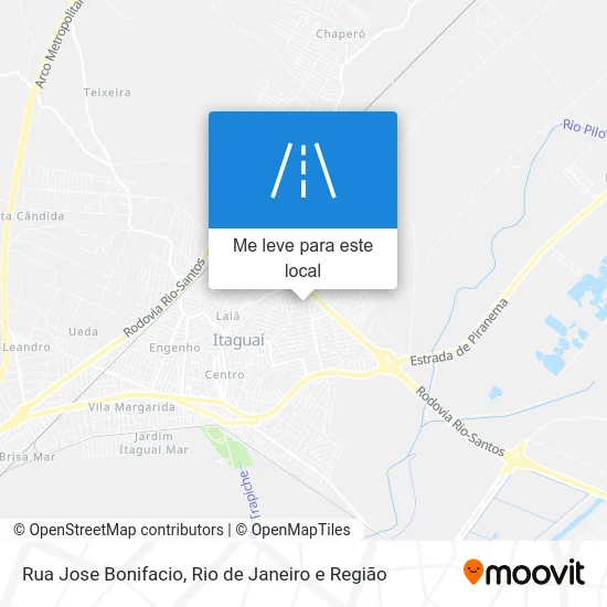 Rua Jose Bonifacio mapa