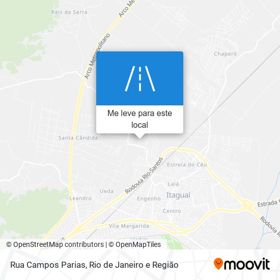 Rua Campos Parias mapa