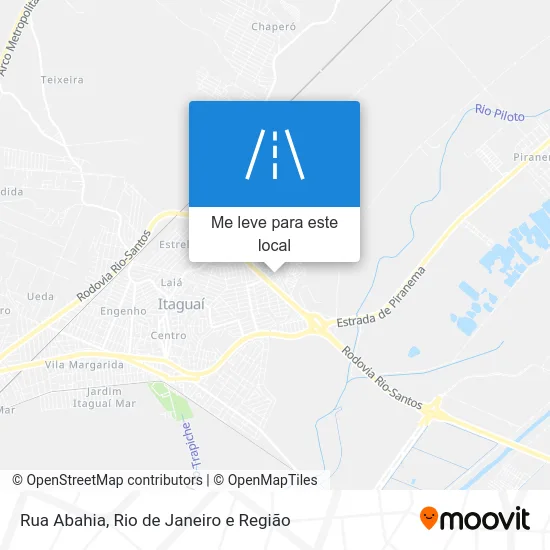 Rua Abahia mapa