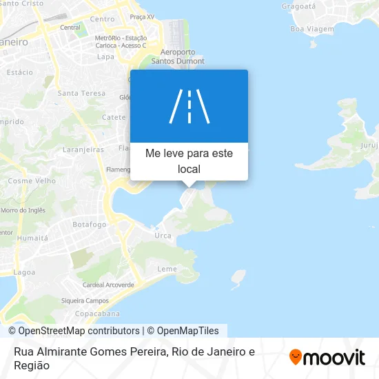 Rua Almirante Gomes Pereira mapa