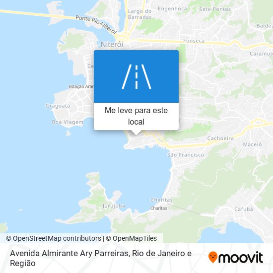 Avenida Almirante Ary Parreiras mapa