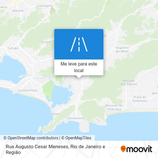 Rua Augusto Cesar Meneses mapa