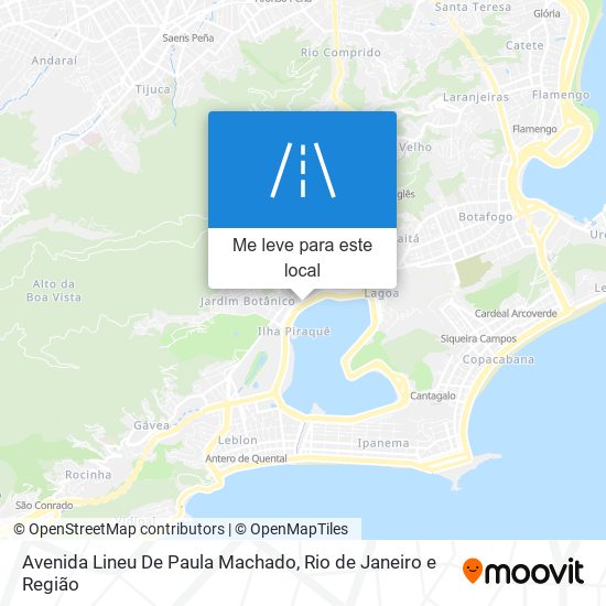 Avenida Lineu De Paula Machado mapa