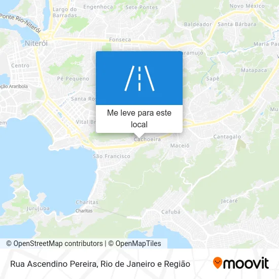 Rua Ascendino Pereira mapa