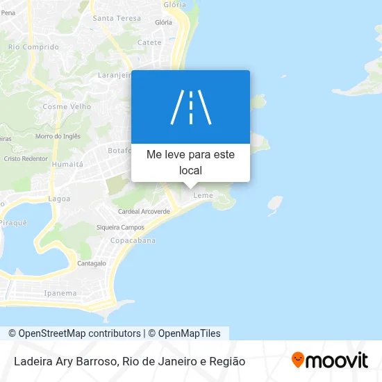 Ladeira Ary Barroso mapa